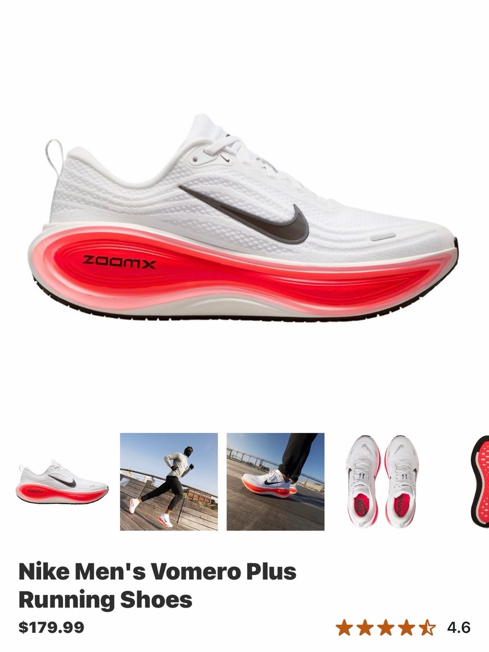 Nike Men's Vomero Plus sz 8.5 mens/ 10 women wide new in box !!